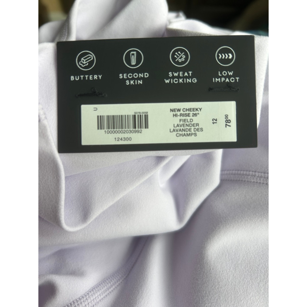 Women's Aritzia Golden Butter Cheeky Hi-Rise 28" Legging Lavender Size 12 - Picture 5 of 9